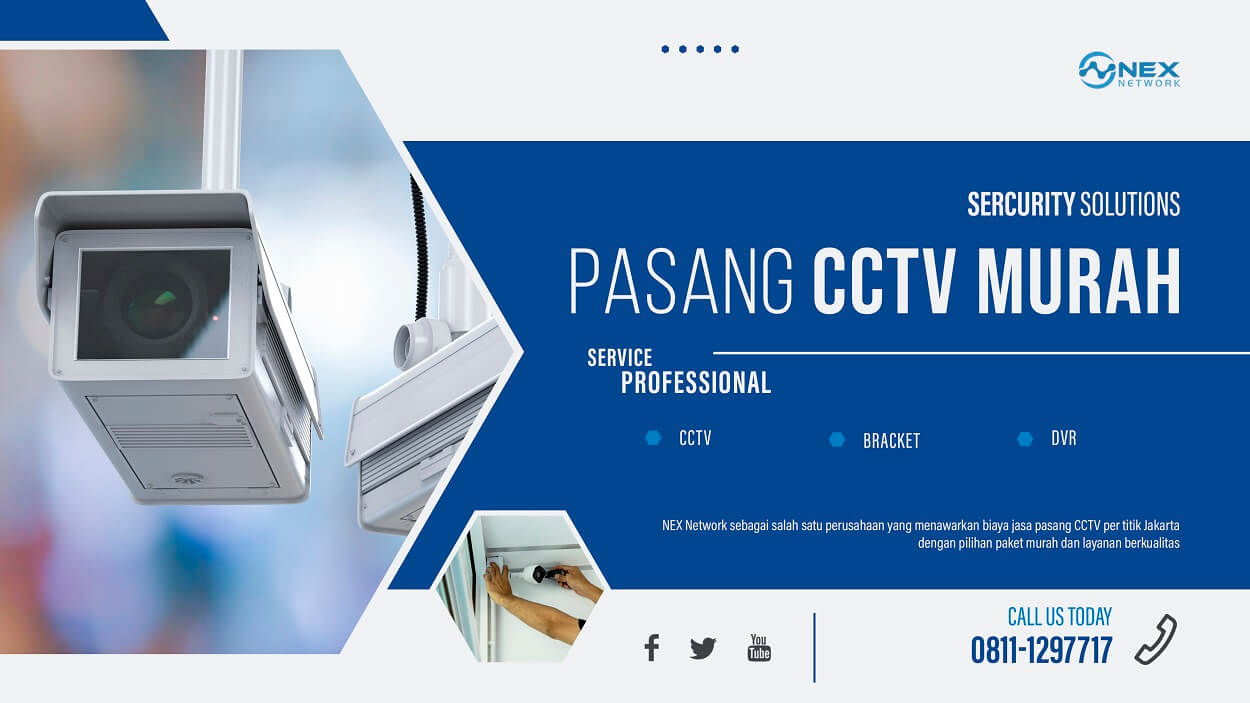 Biaya Jasa Pasang CCTV Per Titik Jakarta Terbaru NEW