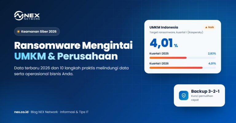 Ransomware Mengintai UMKM dan Perusahaan Indonesia 2026: Data Terbaru dan Cara Melindungi Bisnis